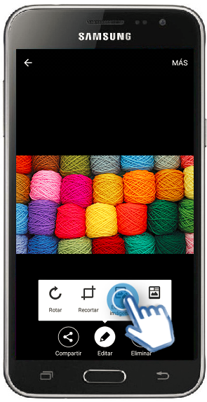 Galaxy J3 (2016) - ¿Cómo descargar e instalar el Editor de imágenes?