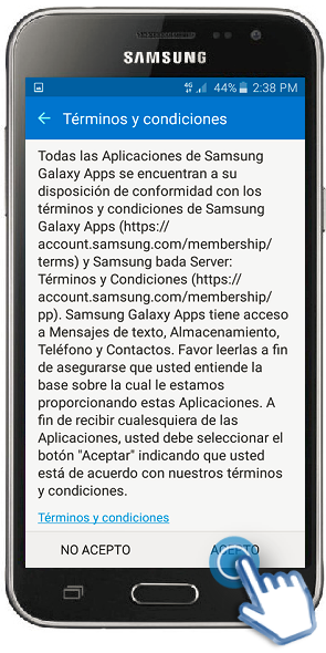 Galaxy J3 (2016) - ¿Cómo descargar e instalar el Editor de imágenes?