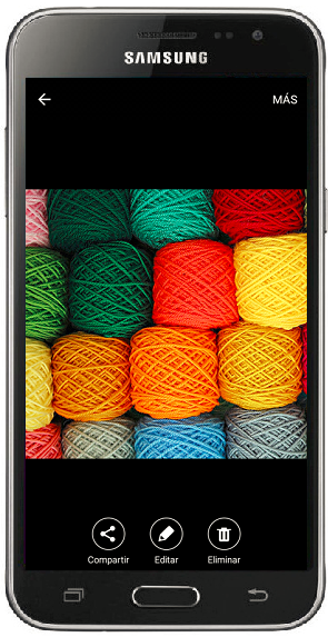 Galaxy J3 (2016) - ¿Cómo recortar una imagen?