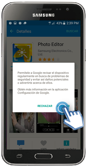 Galaxy J3 (2016) - ¿Cómo descargar e instalar el Editor de imágenes?