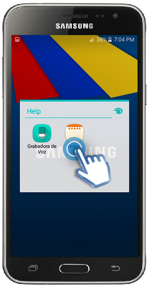 Galaxy J3 (2016) - ¿Cómo eliminar notas?