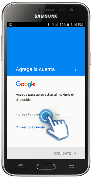 Galaxy J3 (2016) - ¿Cómo registrar una cuenta de Google?