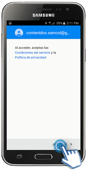 Galaxy J3 (2016) - ¿Cómo registrar una cuenta de Google?