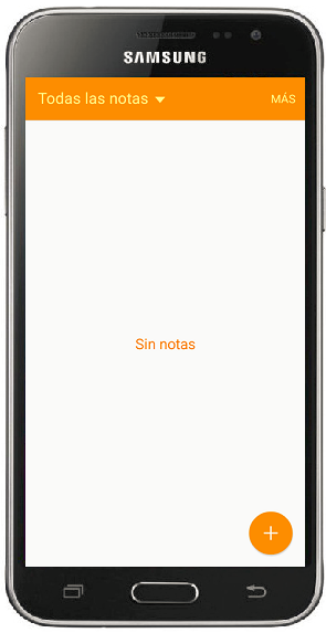 Galaxy J3 (2016) - ¿Cómo eliminar notas?