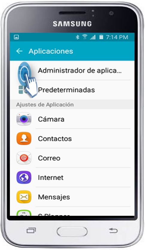 Galaxy J1 Mini - ¿Cómo Cerrar o detener una aplicación?