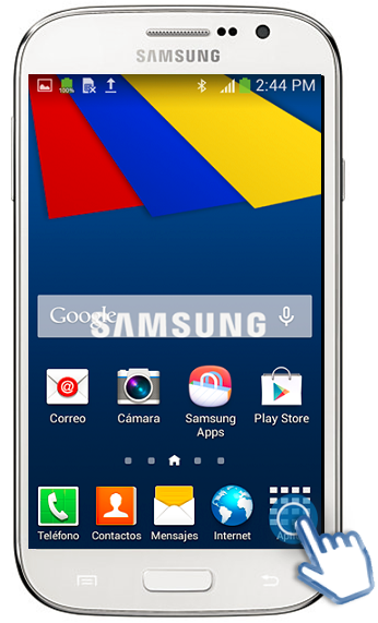 Galaxy Grand Neo - ¿Cómo activar la función de Movimientos y gestos?