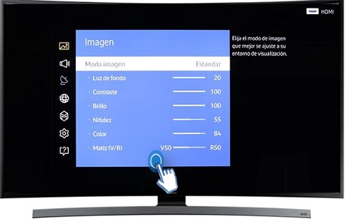 65 UHD 4K Curvo Smart TV JU6700 - ¿Cómo activar la función Samsung Multi - Link Screen?