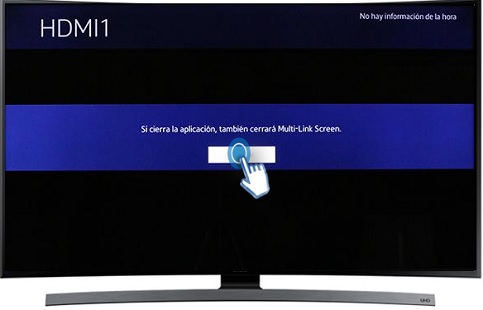 65 UHD 4K Curvo Smart TV JU6700 - ¿Cómo activar la función Samsung Multi - Link Screen?