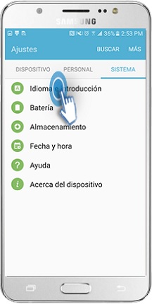 Galaxy J5 (2016) - ¿Cómo ajustar el tamaño del teclado?