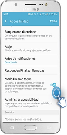 ¿Qué es el modo un solo toque?¿Cómo se activa?