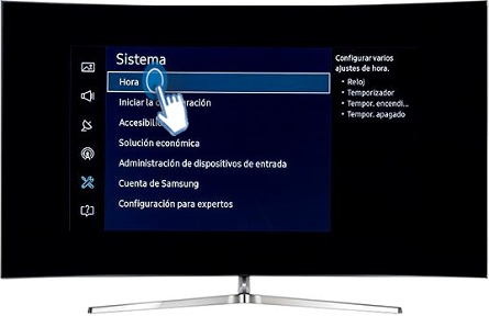 SMART TV / UN65KS9000-¿Cómo activar temporizador de encendido?