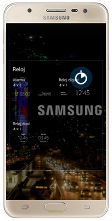 Galaxy J5 Prime - ¿Cómo agregar o eliminar un widget?
