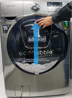 Lavadora Secadora/WD18J7825KP - ¿Qué es Add Wash?