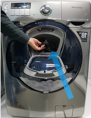Lavadora Secadora/WD18J7825KP - ¿Qué es Add Wash?