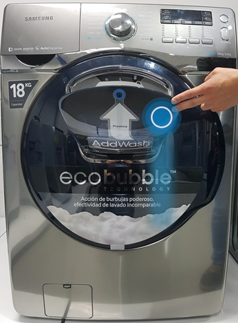 Lavadora Secadora/WD18J7825KP - ¿Qué es Add Wash?