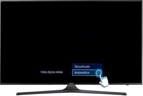 Smart TV UHD 4K UN50KU6000 - ¿Cómo activar la función vista digital nítida?