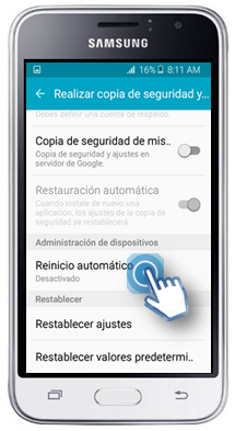 Galaxy J1 Prime - Reinicio automático.