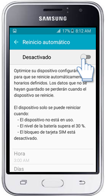 Galaxy J1 Prime - Reinicio automático.