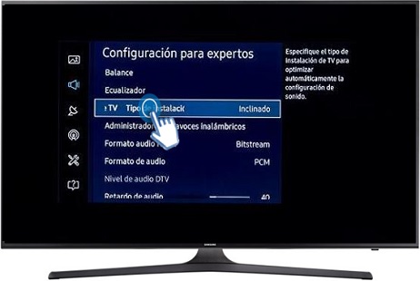 ¿Tipo de instalación de TV?