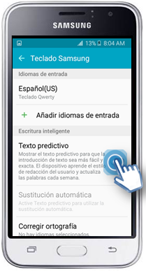 Galaxy J1 Mini Prime - ¿Cómo activar el texto predictivo?