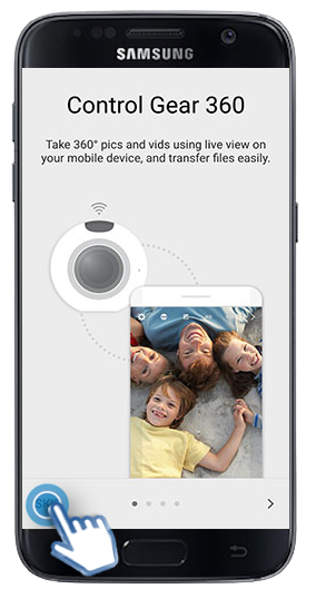 Cámara Gear 360 - ¿Cómo emparejar un dispositivo móvil al Gear 360 usando etiquetas NFC?