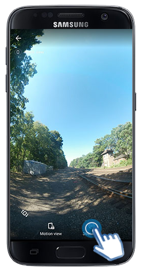 Cámara Gear 360 - ¿Cómo cambiar los modos de visualización del Gear 360?