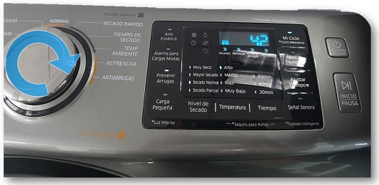 Secadora Samsung DV18H5000 - ¿Cómo guardar un ciclo personalizado - Mi Ciclo?