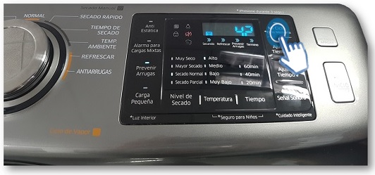 Secadora Samsung DV18H5000 - ¿Cómo guardar un ciclo personalizado - Mi Ciclo?