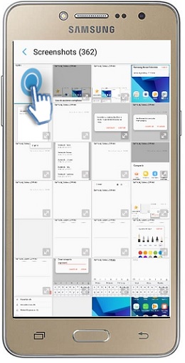 Galaxy J2 Prime - ¿Cómo agregar imagenes en una nota a través de Samsung Notes?