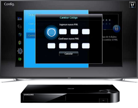 Blu-Ray BD-H5500 - ¿Cómo cambiar el código de seguridad?
