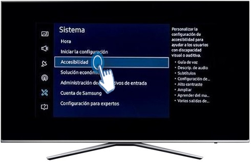 ¿Cómo usar guía de voz?
