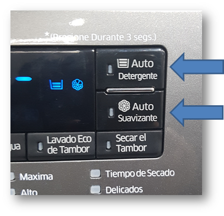Lavadora Secadora WD18J7825KP - ¿Que partes tiene y cómo usar el dispensador automático?