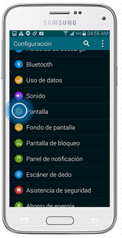 Galaxy S5 Mini - ¿Cómo configuro la iluminación de los botones táctiles?