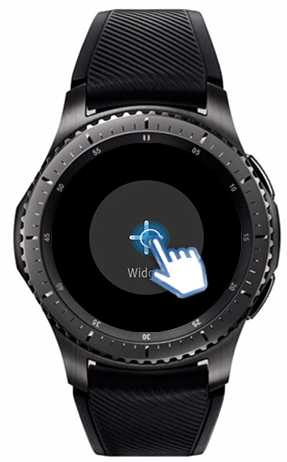 Galaxy Gear S3 Frontier - ¿Cómo añadir Widget?