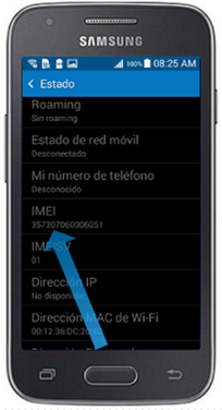 Galaxy Ace4 - ¿Cómo verificar el número IMEI?