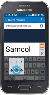 Galaxy Ace4 - ¿Cómo cambiar el diseño del teclado a 3x4?