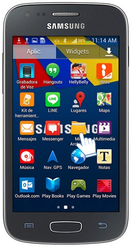 Galaxy Ace3 - ¿Cómo ordenar tus carpetas?