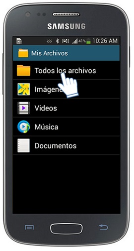 Galaxy Ace3 - ¿Cómo ordenar tus carpetas?