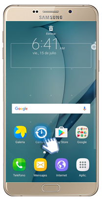 Galaxy A9 - ¿Cómo activar inicio rápido de cámara?