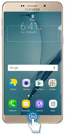 Galaxy A9 - ¿Cómo activar inicio rápido de cámara?