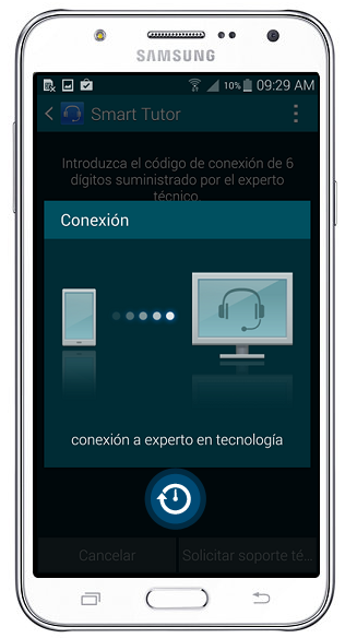 Galaxy J7 - ¿Cómo accedo a Smart Tutor para recibir soporte ?