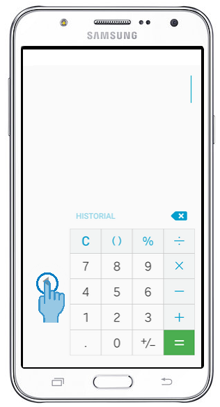 Galaxy J7 - ¿Cómo ajuste el teclado para usarlo con una sola mano?