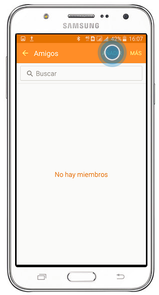 Galaxy J7 - ¿Cómo hacer un grupo de contactos?
