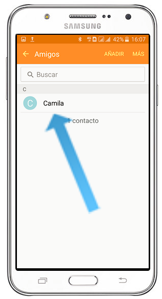 Galaxy J7 - ¿Cómo hacer un grupo de contactos?