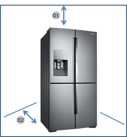 Nevecón RF28K9380 - ¿Qué debo tener en cuenta para instalar mi nevecón?