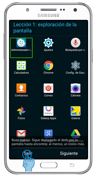 Galaxy J7 - ¿Cómo se activa la función de TalkBackel en celular?