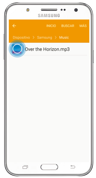 Galaxy J7 - ¿Cómo enviar documentos por Bluetooth?