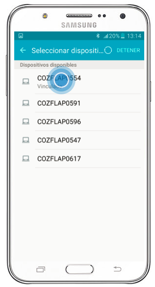 Galaxy J7 - ¿Cómo enviar documentos por Bluetooth?