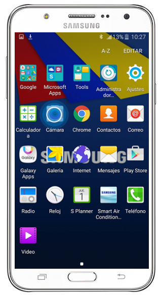 Galaxy J7 - ¿Cómo activar modo panoramico de cámara?