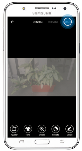 Galaxy J7 - ¿Cómo ajustar el contraste de una imagen?